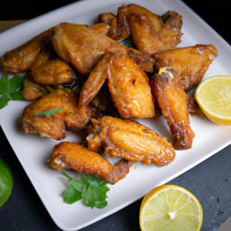 Entrée: United States – Classic Lemon Pepper Air Fryer Chicken Wings recipe
