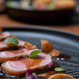 Entrée: China – 廣東式五香酥脆鴨胸配梅子醬 ▶ Guangdong Shi Wu Xiang Su Cui Ya Xiong Pei Mei Zi Jiang (Cantonese-Style Five-Spice Crispy Duck Breast with Plum Sauce) recipe