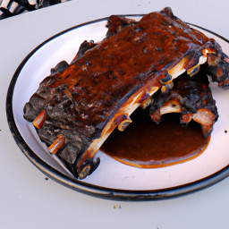 Entrée: United States – Classic St. Louis Ribs with Bbq Sauce recipe