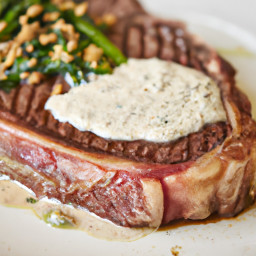 Entrée: United States – Classic Steakhouse Broiled Porterhouse with Herb Butter recipe