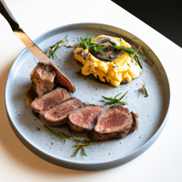 Entrée: France – Steak au Béarnaise (Steak with Béarnaise Sauce) recipe