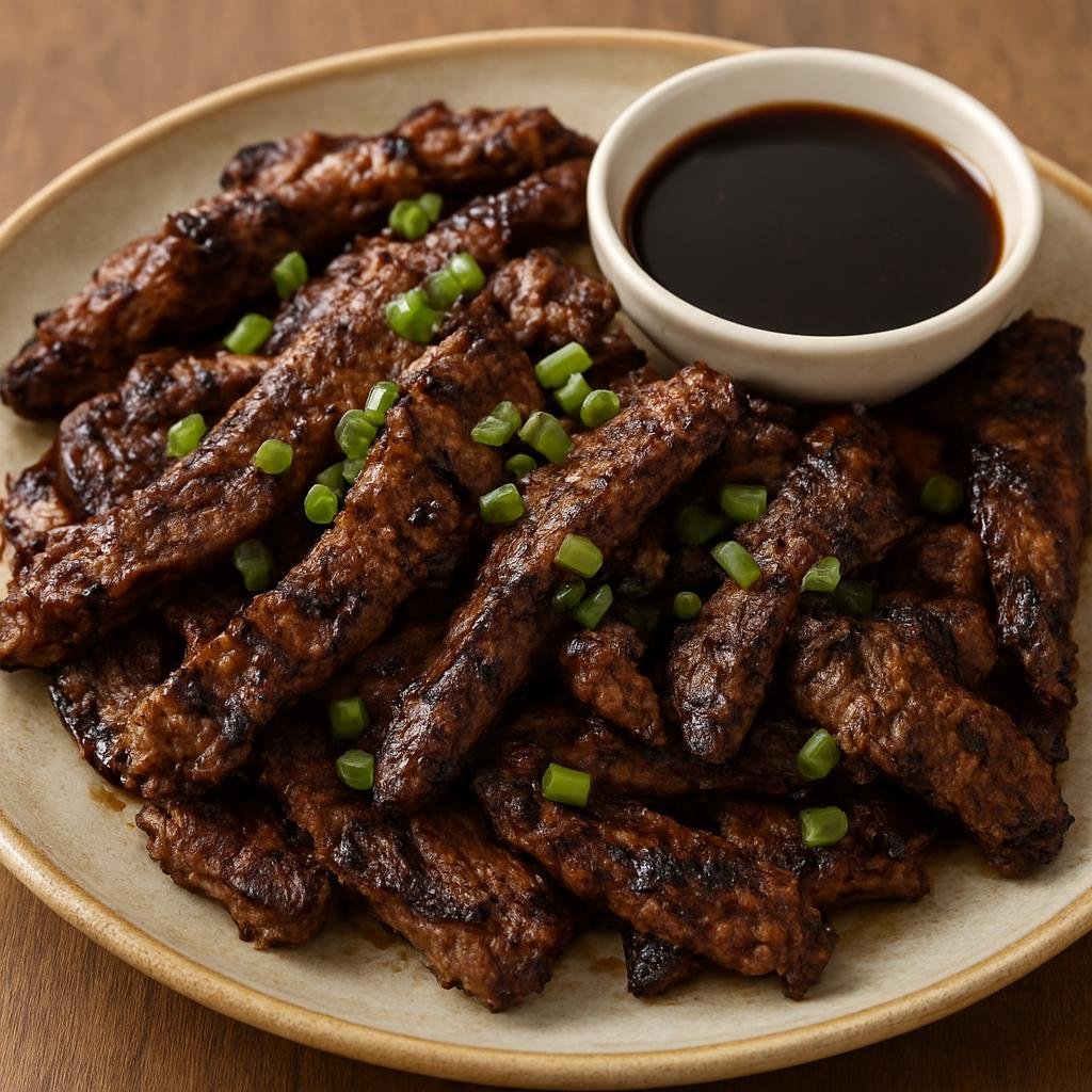 Entree: Guam – Beef Tinala Katne (Chamorro-style marinated and grilled beef) recipe