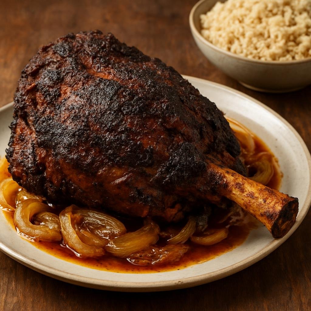 Entree: Sudan – شايحة ➤ Shaiyah (Slow-roasted spiced lamb with a smoky, charred exterior, a traditional Sudanese roast) recipe
