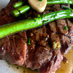 Entrée: United States – Garlic Butter Ribeye Steak recipe
