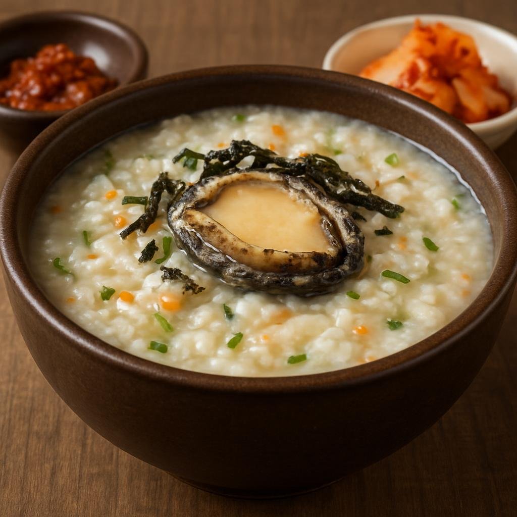 Entree: South Korea – Gangwon – 전복죽 ➤ Jeonbok juk (Korean abalone rice porridge) recipe