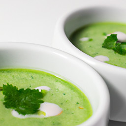 Appetizer: Mexico – Sopa Fría de Pepino y Aguacate (Chilled Cucumber-Avocado Soup) recipe