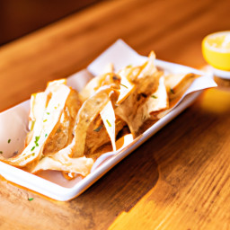 Appetizer: Peru – Planchas De Yuca Con Huacatay (Crispy Yuca Planks with Huacatay-Lime Dip) recipe