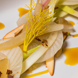 Appetizer: United States – Crisp Apple-Fennel Endive Scoops with Dijon Honey Vinaigrette recipe