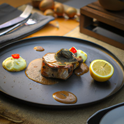 Entrée: United States – Herb-Crusted Pork Chops recipe
