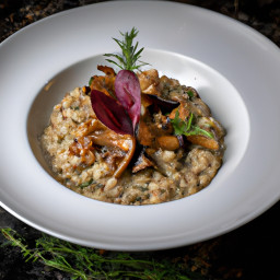 Entrée: Italy – Risotto ai Funghi (Mushroom Risotto) recipe