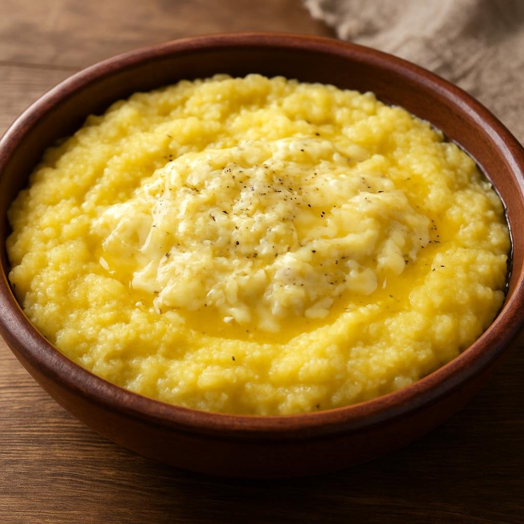 Entree: Montenegro – Northern Culinary Region – Kačamak (Thick cornmeal and potato porridge enriched with cheese and butter) recipe