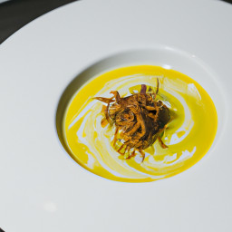 Soup: United States – Saffron Fennel Citrus Broth recipe