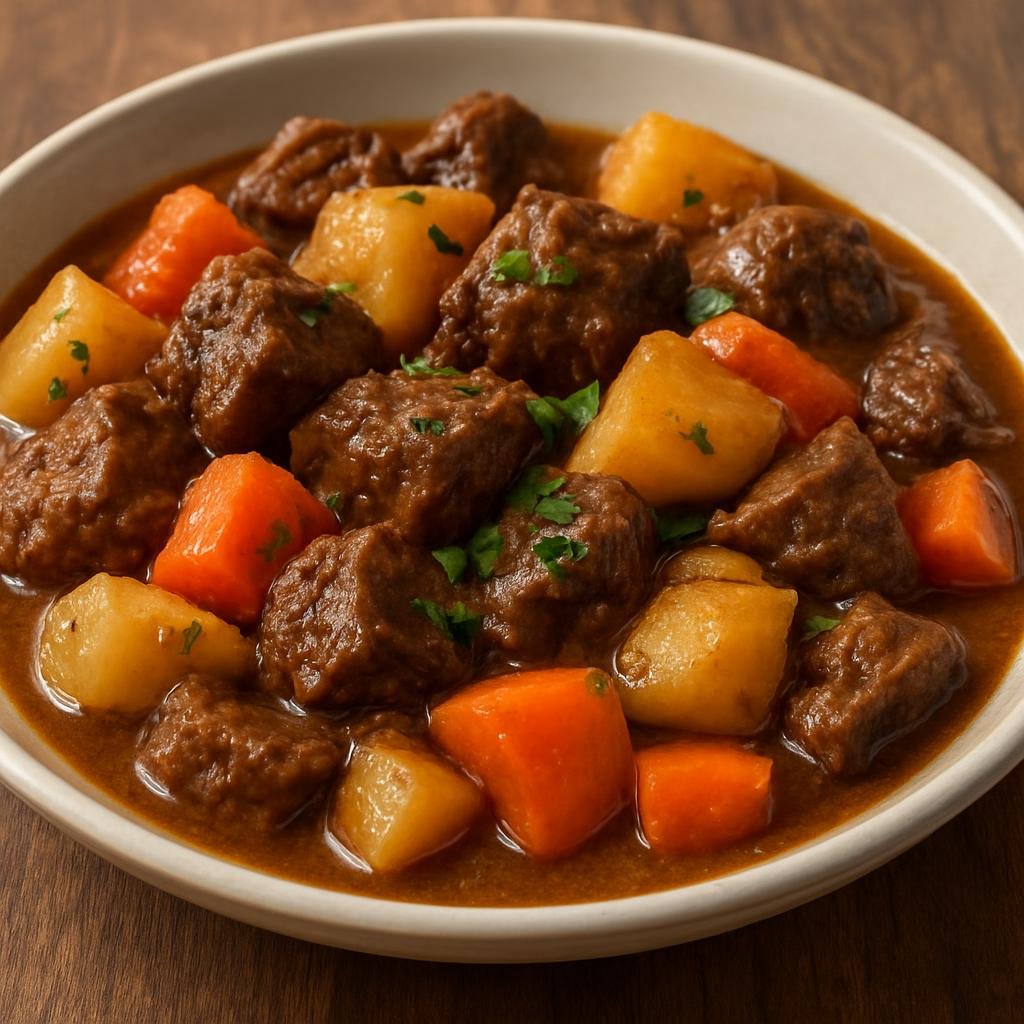 Entree: Aruba – Central Culinary Region – Stoba di Bestia Chiquito (Hearty Aruban slow-braised beef stew with root vegetables) recipe