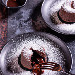 Dessert: United States – Molten Chocolate Lava Cakes recipe