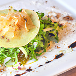 Crisp Fennel-Apple Watercress Salad with Lemon-Parmesan Vinaigrette recipe