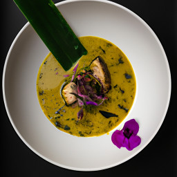 Appetizer: United States – Charred Tomatillo and Pineapple Fresh Soup recipe