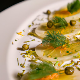 Appetizer: United States – Citrus-Fennel Endive Scoops with Green Olive Gremolata recipe
