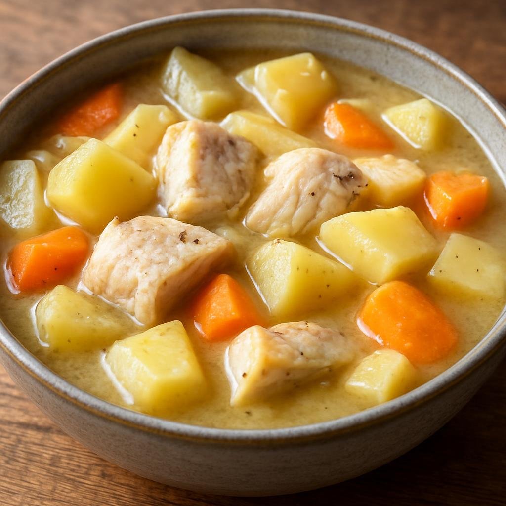 Entree: Greenland – Northern Culinary Region – Ammassat (Hearty Greenlandic fish and potato stew made with firm cold-water fish and root vegetables) recipe