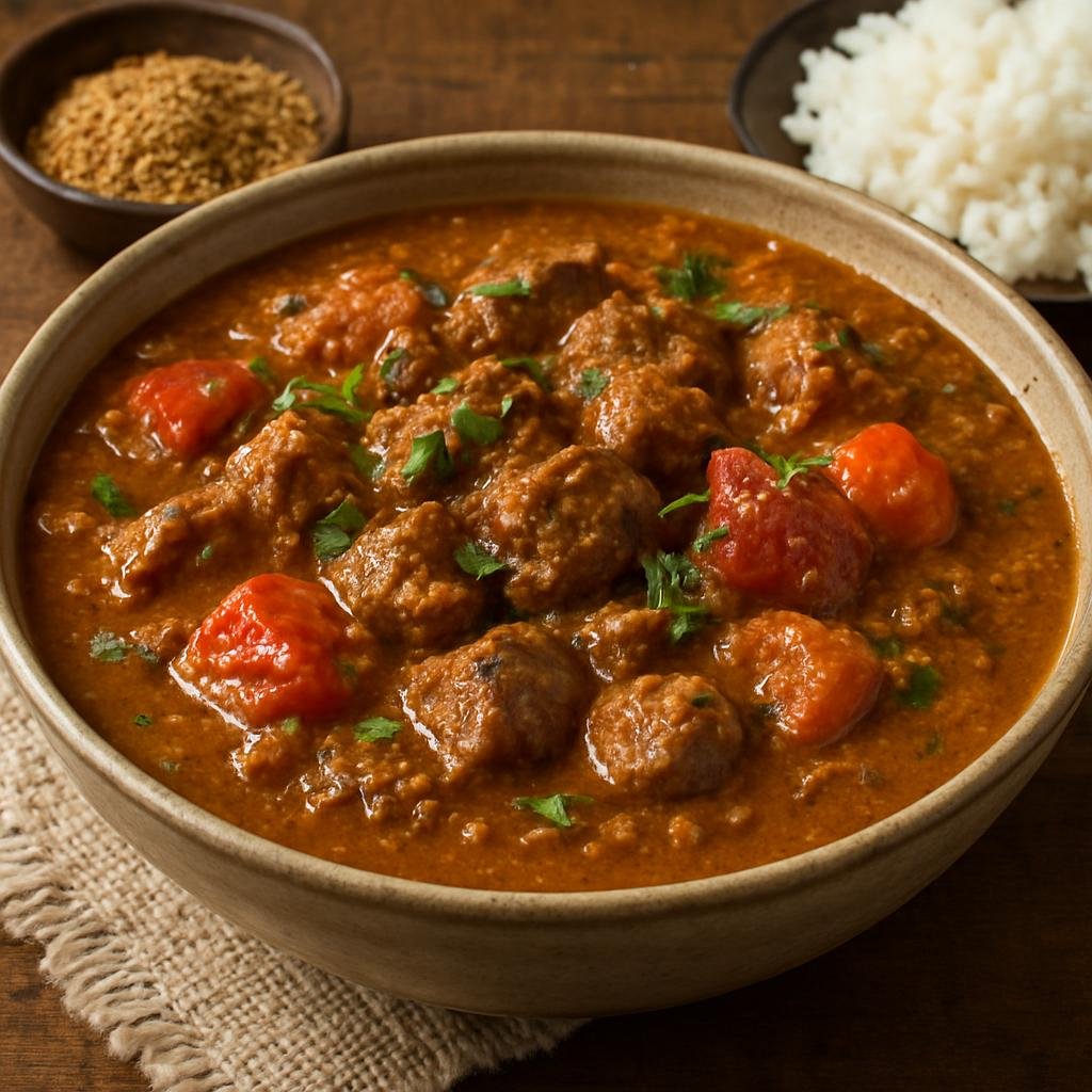 Entree: Guatemala – Northern Culinary Region – Pepián (Hearty Guatemalan thick meat stew flavored with roasted seeds, chiles, and vegetables) recipe