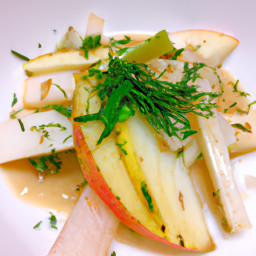Crisp Apple-Fennel Salad with Lemon Thyme Vinaigrette recipe