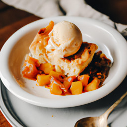 Dessert: United States – Peach Cobbler recipe