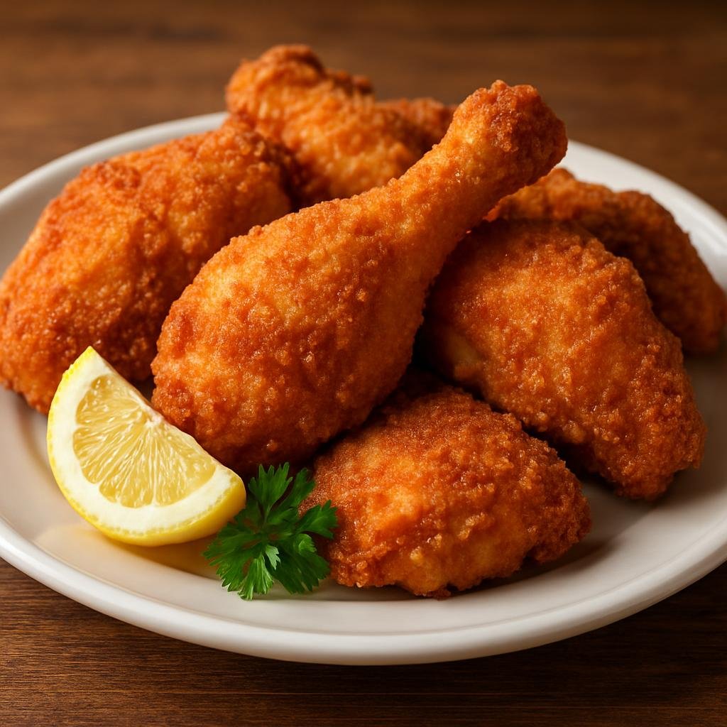 Entree: Austria – Salzburg & Alpine Austria – Backhendl (Crispy breaded and deep-fried chicken pieces, a traditional Austrian preparation) recipe
