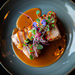 Entrée: United States – Pork Chops with Hoisin Glaze