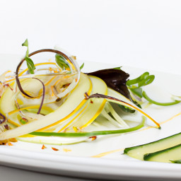 Crisp Apple-Fennel Ribbon Salad with Lemon-Dijon Vinaigrette recipe