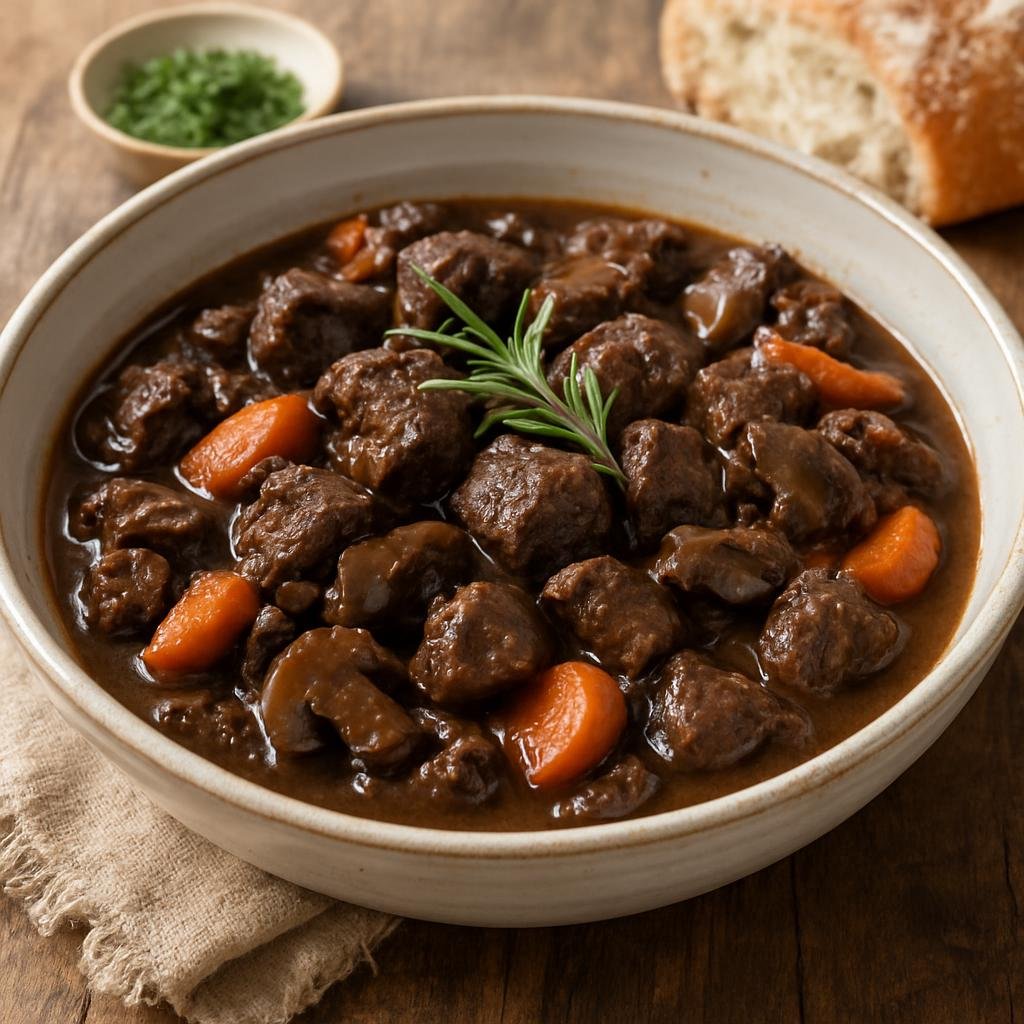 Entree: Italy – Aosta Valley – Civet di Camoscio (braised game meat stew) recipe