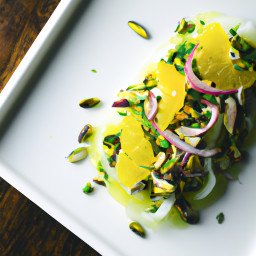 Salad: United States – Citrus-Fennel Crunch Salad with Dill and Pistachio recipe