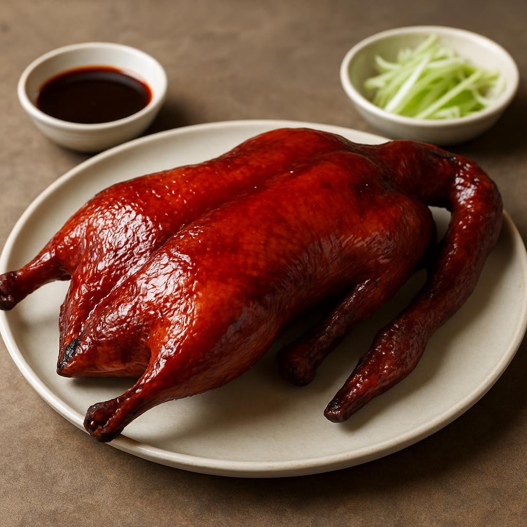 Entree: Hong Kong – Northern Culinary Region – 燒鴨 ➤ Siu ngaap (Whole duck roasted Cantonese style with crisp lacquered skin) recipe