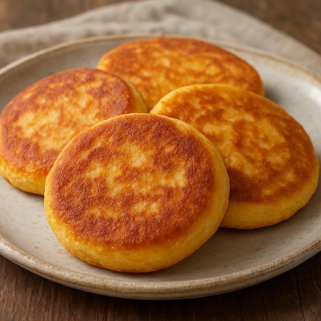 Entree: Bahamas – Central Culinary Region – Johnny Cake (A dense golden cornmeal-and-flour griddle bread commonly pan-fried or baked in the Bahamas) recipe