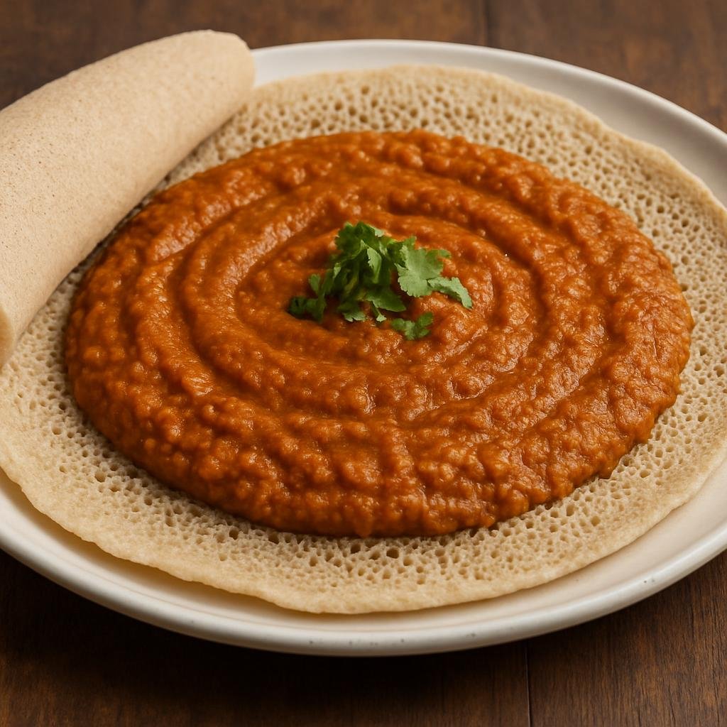 Entree: Eritrea – ሺሮ ➤ Shiro (Thick, spiced chickpea-flour stew traditionally eaten with injera) recipe