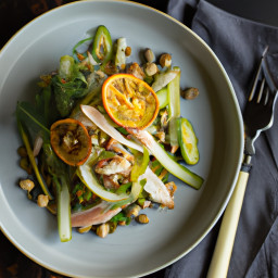 Salad: United States – Citrus-Fennel Crunch Salad with Pickled Okra and Toasted Pecans recipe