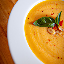 Entrée: United States – Sunfire Tomato-Basil Velvet Soup recipe