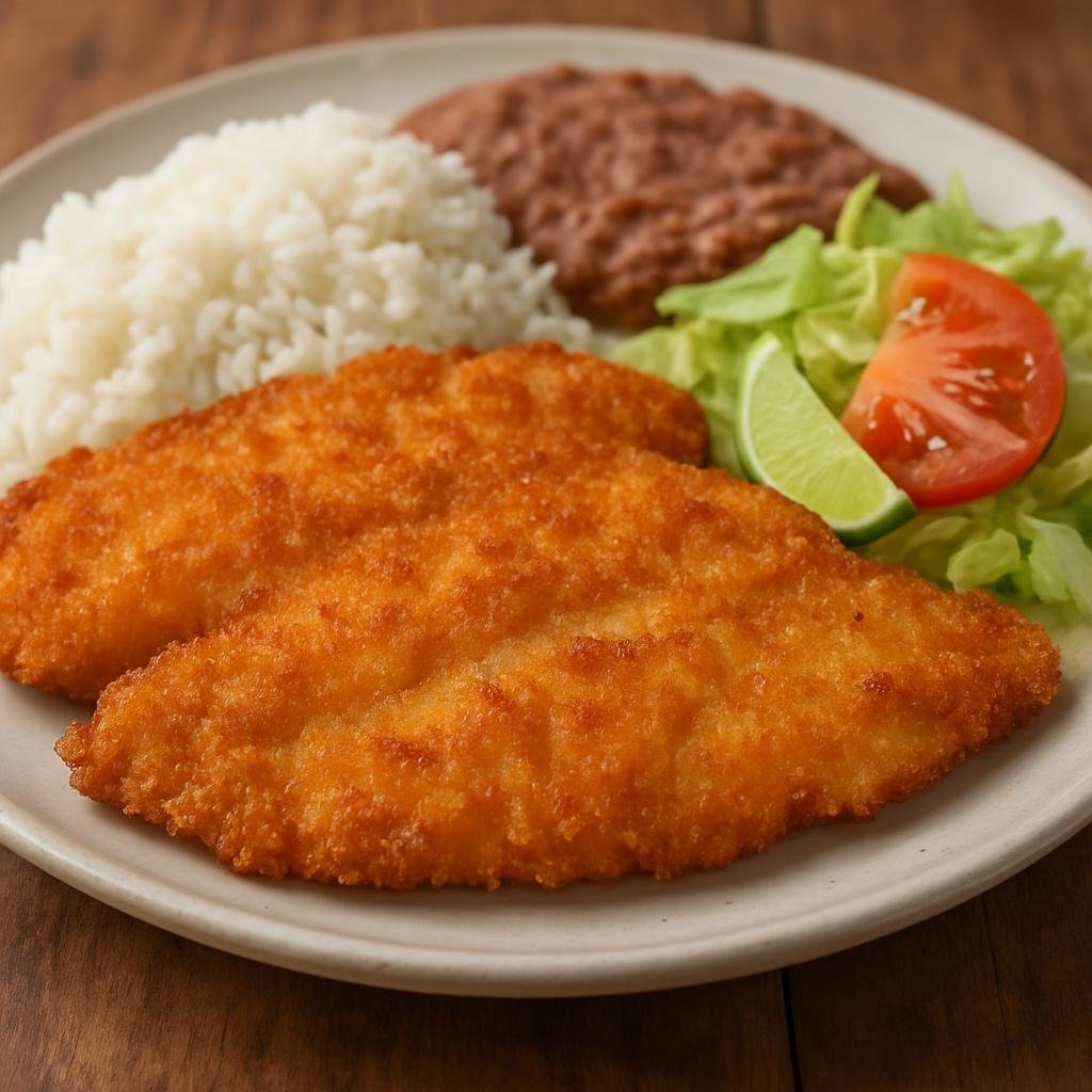 Entree: El Salvador – National Cuisine – Pescado Empanizado (Breaded and pan-fried white fish fillets with a crisp golden crust) recipe