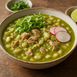 Entree: Mexico – Guerrero – Pozole verde (Green pozole) recipe
