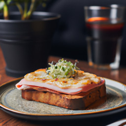 Entrée: United States – Ham and Cheese French Toast recipe