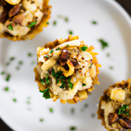 Appetizer: United States – Celeriac and Apple Remoulade Cups with Hazelnut-Thyme Crunch recipe