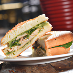 Entrée: United States – Chicken and Spinach Panini recipe