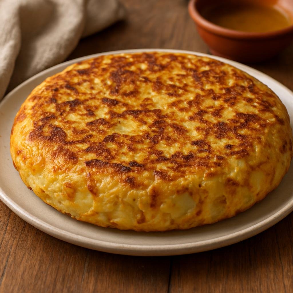 Entree: Argentina – Argentine Italian Cuisine – Tortilla de Papas (Spanish-style potato and onion omelette cooked slowly until set) recipe