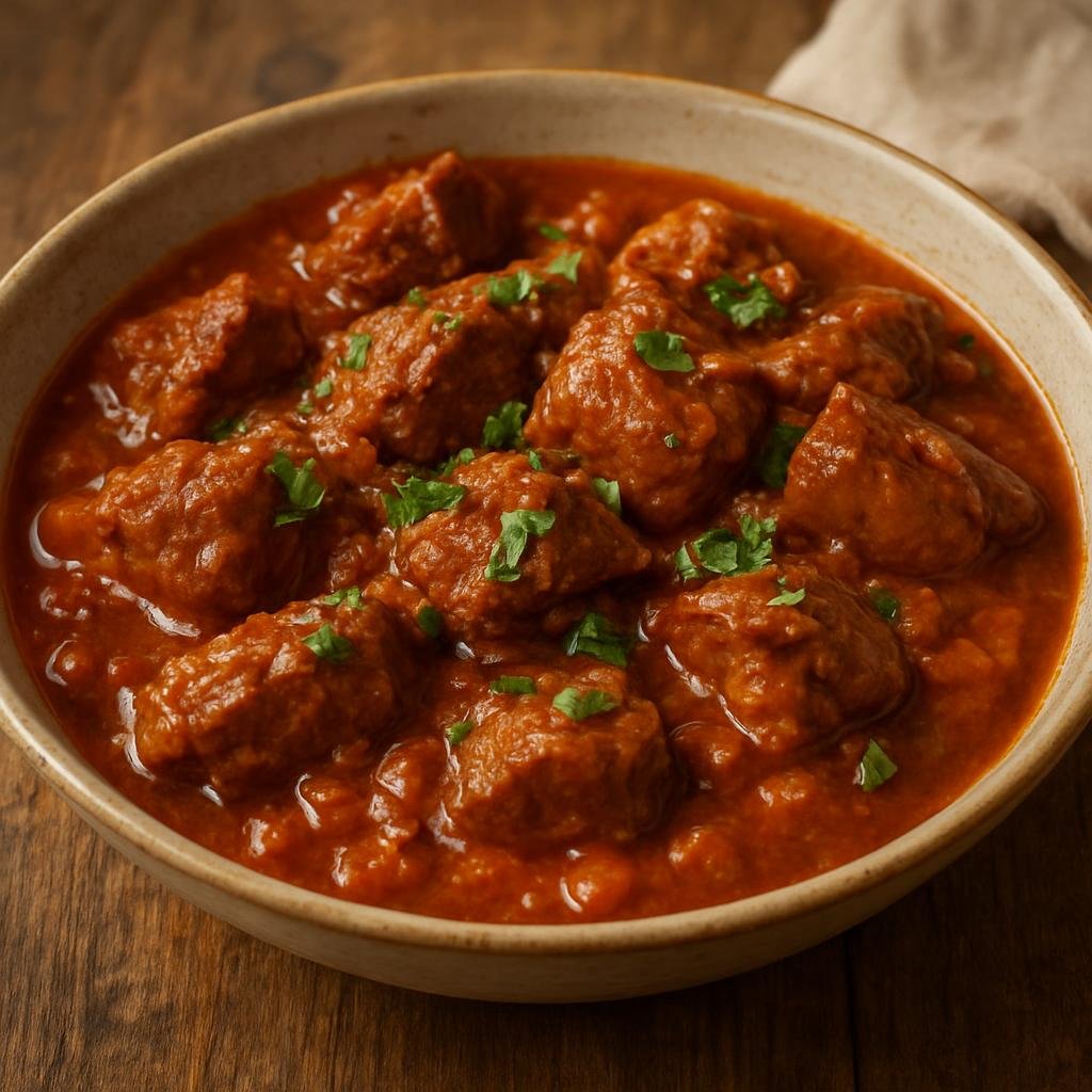 Entree: Belarus – Central Culinary Region – Верещака ➤ Vereshchaka (Hearty Belarusian braised meat stew in a rich savory gravy) recipe
