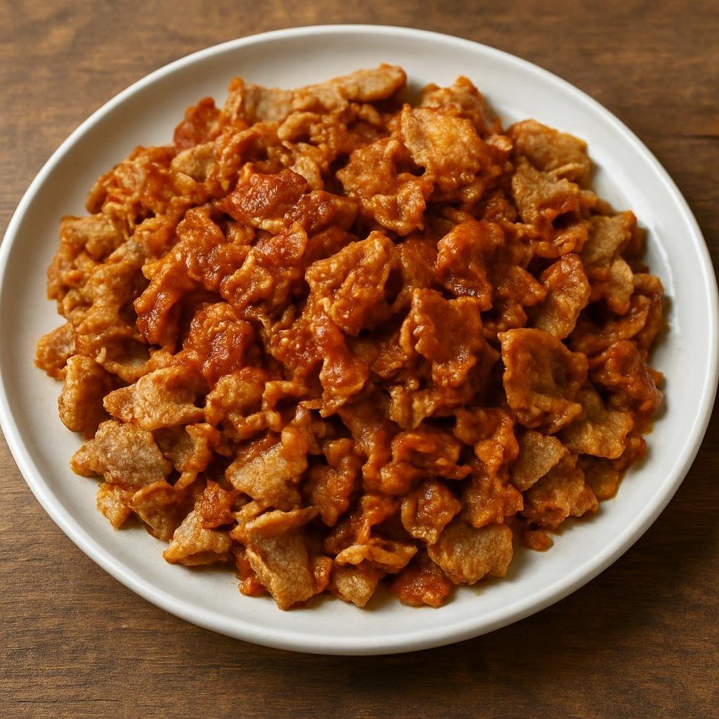 Entree: Eritrea – ፍርፍር ➤ Firfir (Torn injera mixed with spiced clarified butter and stew to make a hearty shredded flatbread stew) recipe