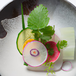 Side Dish: Japan – ポン酢ライムのきゅうりと大根の和え物 ▶ Ponzu-Lime no Kyūri to Daikon no Aemono (Ponzu-Lime Cucumber and Radish Salad) recipe