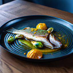 Sea Bass with Lemon-Infused Leeks recipe