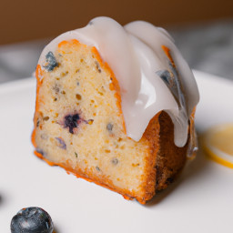 Dessert: United States – Lemon Blueberry Pound Cake with Lemon Glaze recipe