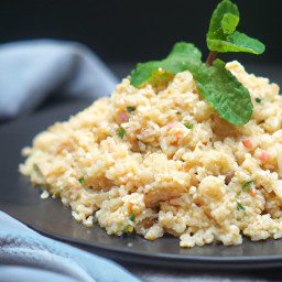 Side Dish: United States – Lemon-Mint Pearl Couscous Pilaf recipe
