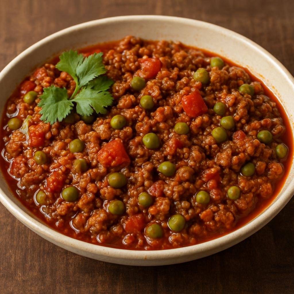 Entree: Iraq – Kurdish Iraq – قیمە ➤ Qeema (Stewed spiced minced lamb cooked with tomatoes and peas) recipe