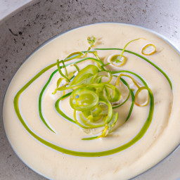 Side Dish: France – Velouté de Poireaux et Pommes de Terre (Leek and Potato Velouté) recipe