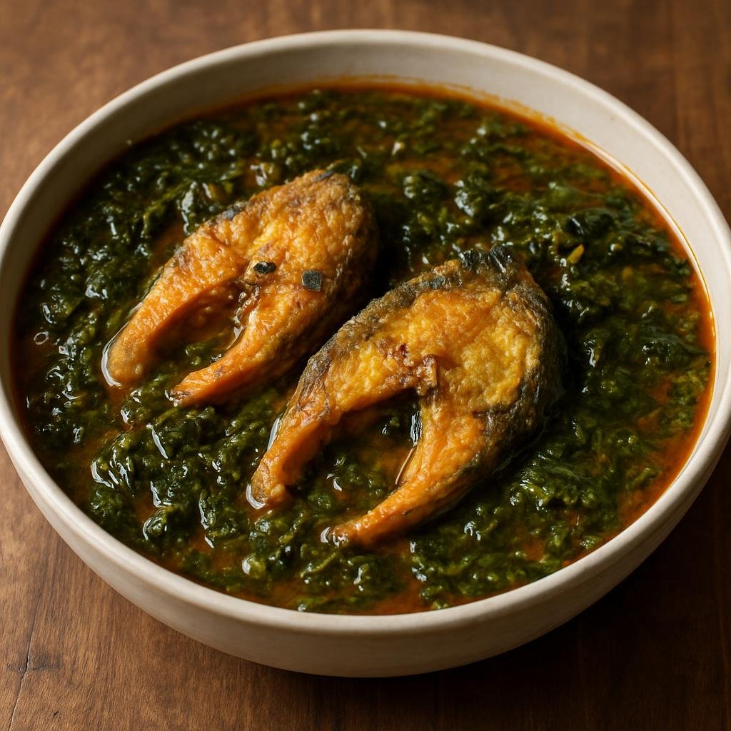 Entree: Iran – Caspian / Gilan – ترشه تره ➤ Torshe Tareh (Sour herb stew from Gilan made with fragrant fresh herbs and fish simmered in a tangy pomegranate-lemon broth) recipe